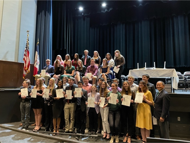 20022 National Honor Society Induction | Fairfield Community School ...