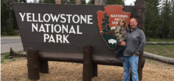 Josh at Yellostone